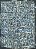 ARGENTINA: GJ.55, 1877/87 24c. San Martín, More Than 200 Used Stamps, Most Of Very Fine To Excellent Quality, Catalog Va - Autres & Non Classés