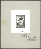 ARGENTINA: GJ.998, 1951 Quinquenal Plan 20c., Bird (condor) And Airplane, PHOTOGRAPHIC PROOF Of The Adopted Design, Sign - Other & Unclassified