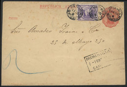 ARGENTINA: 1c. Wrapper + GJ.35 (total 2c.), Sent From Buenos Aires To Germany On 11/DE/1880, Very Nice! - Otros & Sin Clasificación