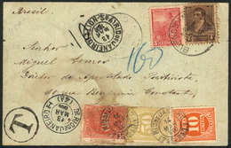 ARGENTINA: Card Franked With 6c. (MIXED Postage 1c. Rivadavia + 5c. Liberty) Sent To Brazil On 6/MAR/1900. The Postage W - Other & Unclassified