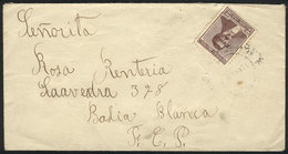 ARGENTINA: Cover Sent From Coronel Pringles To Bahia Blanca On 11/JA/1917, Franked With 2c. Centenary Of Independence AL - Other & Unclassified