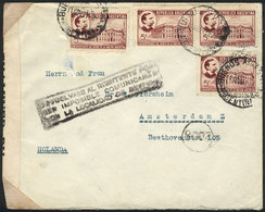 ARGENTINA: Cover (with Minor Defects) Sent To The NETHERLANDS On 11/NO/1941, With British Censor Label, Returned To Send - Andere & Zonder Classificatie