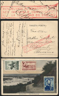 ARGENTINA: Postcard Sent From Diamante To Germany On 9/JA/1942, Returned By The Mail (it Arrived At Buenos Aires) With T - Sonstige & Ohne Zuordnung