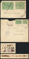 ARGENTINA: Cover Sent From Buenos Aires To Monte On 12/MAR/1945, Franked With Postage Stamp Of 3c. + POSTAL SAVINGS BANK - Sonstige & Ohne Zuordnung