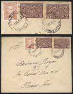 ARGENTINA: Cover Sent From Cosquín To Buenos Aires On 7/JUL/1945 Franked With 1c. Sarmiento + 2 Stamps Of 2c. POSTAL SAV - Andere & Zonder Classificatie