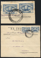 ARGENTINA: Cover Sent From Formosa To Resistencia On 8/JUN/1950, Franked With 2 POSTAL SAVINGS BANK Stamps Of 5c., Altho - Andere & Zonder Classificatie