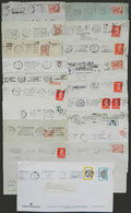 ARGENTINA: Over 60 Used Covers, All With Very Thematic SLOGAN CANCELS, VF Quality! - Other & Unclassified