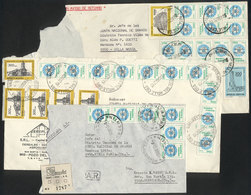 ARGENTINA: 3 Covers Posted In 1982 With Spectacular HYPERINFLATION Rates, Interesting! - Other & Unclassified