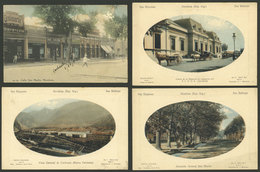 ARGENTINA: MENDOZA: 8 Old Postcards With Very Good Views, Excellent General Quality, Rare, Market Value US$25 To 100 Eac - Argentine