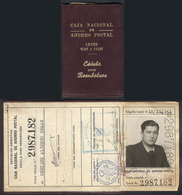 ARGENTINA: POSTAL SAVINGS BANK: ID Card For Refunds Of The Year 1941, VF Quality, Rare! - Autres & Non Classés