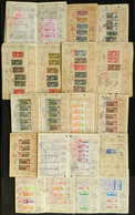 ARGENTINA: POSTAL SAVINGS BANK: Lot Of More Than 60 Postal Saving Books With Many Stamps Of All Periods, In General Of F - Otros & Sin Clasificación