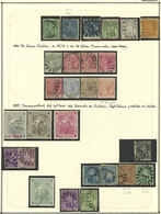 BARBADOS: Collection On Album Pages, With Used Or Mint Stamps (they Can Be Without Gum, Many MNH), Including Several Old - Barbados (...-1966)