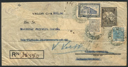 BRAZIL: RHM.EV-24, Envelope For Declared Values Used In 1946, VF Quality, Rare, Catalog Value 500Rs. - Autres & Non Classés