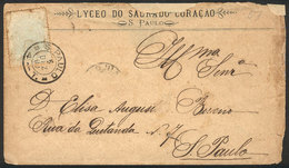 BRAZIL: Cover Used In Sao Paulo On 5/DE/1890 With Rate For PRINTED MATTER Of 20Rs. (it Contained A School Report), Minor - Altri & Non Classificati