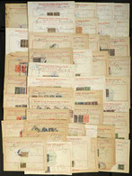 BRAZIL: Approximately 49 Old National Money Orders (vale Postal), With A Wide Range Of DEPOSITO Stamps, Some With Small  - Altri & Non Classificati