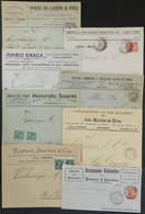 BRAZIL: 29 Covers With Very Nice Corner Cards, Used Between 1914 And 1922, Very Fine Quality! - Altri & Non Classificati