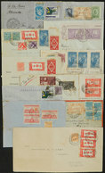 BRAZIL: 12 Covers Sent To Germany Between 1932 And 1937, All With Nice Postages That Include Commemorative Stamps, Fine  - Sonstige & Ohne Zuordnung