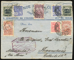 BRAZIL: 6/JUL/1933 Rio De Janeiro - Germany, Via ZEPPELIN: Cover With Special Handstamped Cachet Of The Flight (violet)  - Other & Unclassified