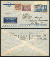 BRAZIL: Airmail Cover Sent From Bahia To Germany On 30/NO/1935 By AIR FRANCE (Paris Transit Backstamp), Franked With 4,2 - Otros & Sin Clasificación