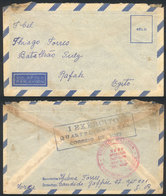 BRAZIL: Circa 1963, Cover Sent From Brazil To A Brazilian Military Officer In The UN Emergency Force In The Suez Canal ( - Andere & Zonder Classificatie