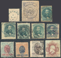 BRAZIL: Lot Of Old Stamps, Including Some Good Values, Nice Postmarks Etc., High Retail Value, Good Opportunity! - Andere & Zonder Classificatie