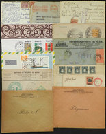 BRAZIL: Lot Of 18 Varied Items, Including Several Interesting Covers, Mixed Quality (some Of VF Quality), Good Opportuni - Andere & Zonder Classificatie