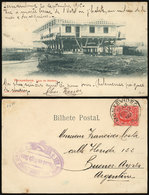 BRAZIL: PERNAMBUCO: Caza De Banhos, Editor Ramiro M. Costa, Franked With British Stamp Of 1p. And Posted At Sea From Bri - Andere & Zonder Classificatie