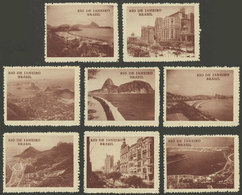 BRAZIL: RIO DE JANEIRO: 8 Old Cinderellas With Very Nice Views! - Other & Unclassified