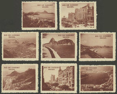 BRAZIL: RIO DE JANEIRO: 8 Old Cinderellas With Very Nice Views! - Sonstige & Ohne Zuordnung