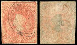CHILE: Sc.14, With INVERTED WATERMARK Variety, Very Nice Example! - Chile