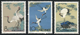 CHINA: Sc.612/614, 1962 Birds, Cmpl. Set Of 3 Values, Mint Without Gum, VF Quality! - Otros & Sin Clasificación