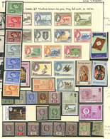 BRITISH COLONIES: Collection On Album Pages, With Used Or Mint Stamps (they Can Be Without Gum, Many MNH), Including Sev - Andere & Zonder Classificatie