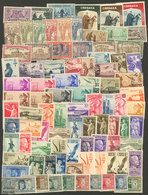 ITALIAN COLONIES: Lot Of Interesting Stamps And Sets, Almost All With Defects (stained, They Will Have To Be Soaked And  - Andere & Zonder Classificatie