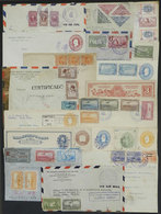 COSTA RICA: 20 Covers And Postal Stationeries Sent To Varied Destinations, With Interesting Postages And Cancels! - Costa Rica