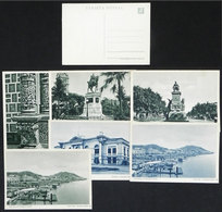 ECUADOR: 7 Postal Cards Of 15c. With Printed Illustrations On Back, All Different And Of Excellent Quality, VERY THEMATI - Ecuador
