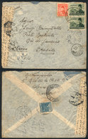 EGYPT: Airmail Cover Sent From Cairo To POSTE RESTANTE In Rio De Janeiro (Brazil) On 9/DE/1949, With Brazilian Stamp Of  - Otros & Sin Clasificación