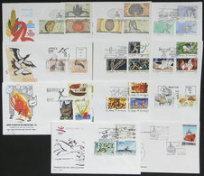 SPAIN: Over 100 FDC Covers Of Circa 1989 To 1993, VERY THEMATIC, VF Quality! - Otros & Sin Clasificación