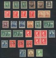 UNITED STATES: Sc.300 And Following, Lot Of Mint Stamps With Original Gum, Most Of Fine Quality, Catalog Value US$750+ - Sonstige & Ohne Zuordnung