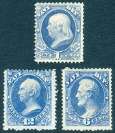 UNITED STATES: Sc.O35 + O38 + O41, Mint Original Gum, Fine Quality, Catalog Value US$530. - Sonstige & Ohne Zuordnung