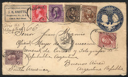 UNITED STATES: 1c. Stationery Envelope With Additional Postage (total 29c.), Sent By Registered Mail With AR From Richmo - Otros & Sin Clasificación