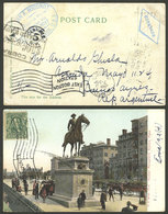 UNITES STATES: Postcard Franked With 1c. And Sent From Boston To Argentina On 3/JA/1907, With Due Marks Applied In USA A - Otros & Sin Clasificación