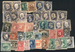 UNITED STATES: Lot Of Stamps Of Varied Periods, Used Or Mint (they Can Be Without Gum), Mixed Quality (from Some With De - Andere & Zonder Classificatie