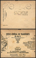 FRANCE: Official Cover Of The Post Used On 3/MAY/1938, With A Nice Advertisement On Back! - Sonstige & Ohne Zuordnung