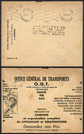 FRANCE: Official Cover Of The Post Used On 3/MAY/1938, With A Nice Advertisement On Back! - Otros & Sin Clasificación