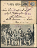 GUATEMALA: Postcard With View Of "Indians Of Totonicapán - Los Martonmas De Cofradías", Sent From LA REFORMA (San Marcos - Guatemala