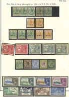 BRITISH HONDURAS: Collection On Album Pages, With Used Or Mint Stamps (they Can Be Without Gum, Many MNH), Including Sev - British Honduras (...-1970)
