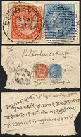 PORTUGUESE INDIA: Cover Sent From Bombay To Goa On 13/FE/1875 Via Sawantwaree (19/FE) And Pangim (20/FE), With British I - Portugiesisch-Indien