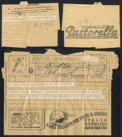 ITALY: Telegram Used On 13/MAR/1937, With ADVERTISING: Food, Ships, Fashion, Cheese, VF Quality! - Sin Clasificación