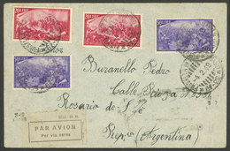 ITALY: Airmail Cover Sent To Argentina On 4/FE/1949 With Nice Franking! - Sin Clasificación