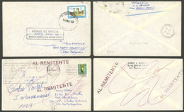 FALKLAND ISLANDS/MALVINAS: 2 Covers Posted From Buenos Aires After The End Of The Falklands War (one In AU/1982), Both R - Falkland Islands